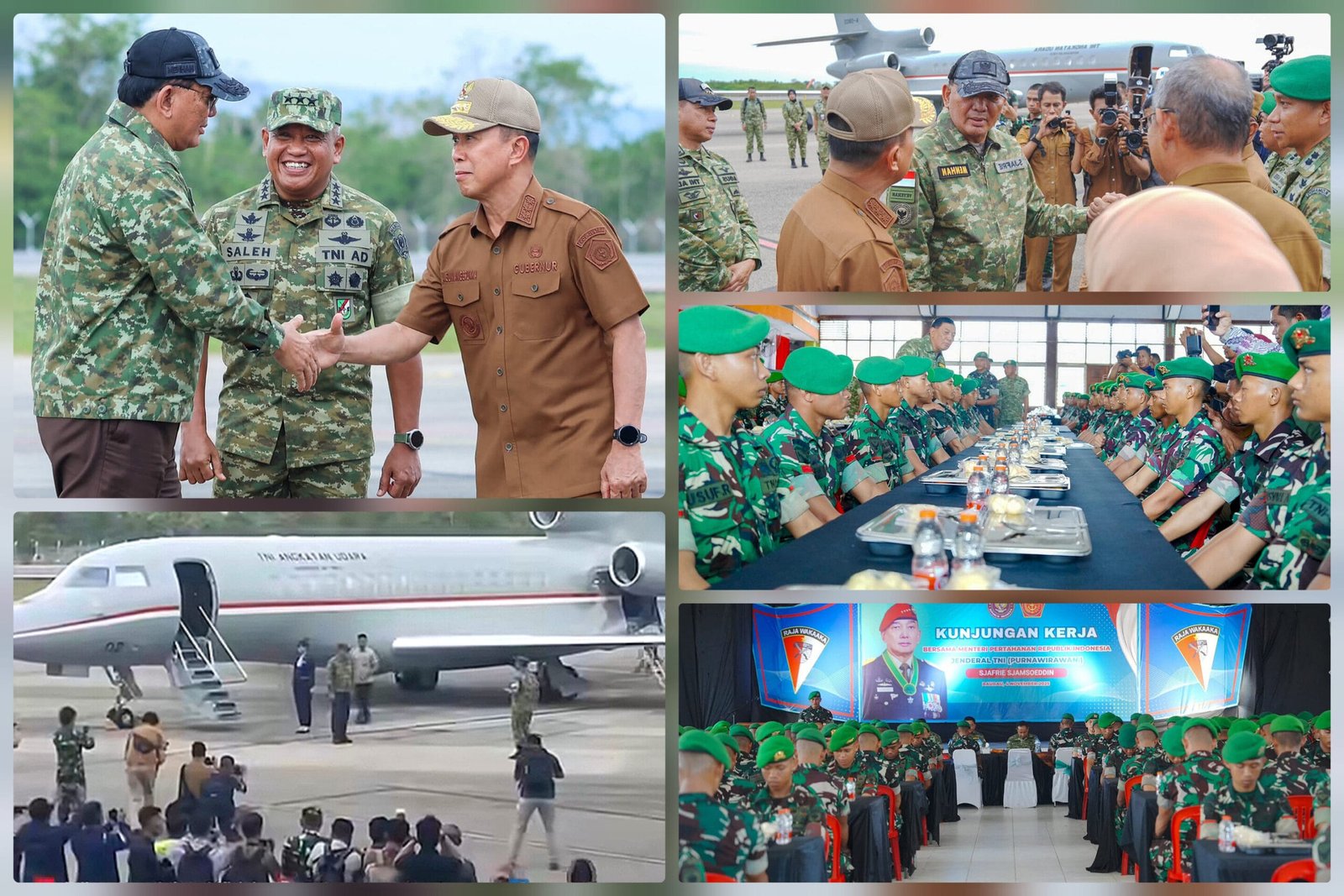 Gubernur ASR Apresiasi Kunjungan Menhan RI di Baubau, Pembangunan Yonif 823 Capai 70 Persen Ditarget Rampung Akhir 2025