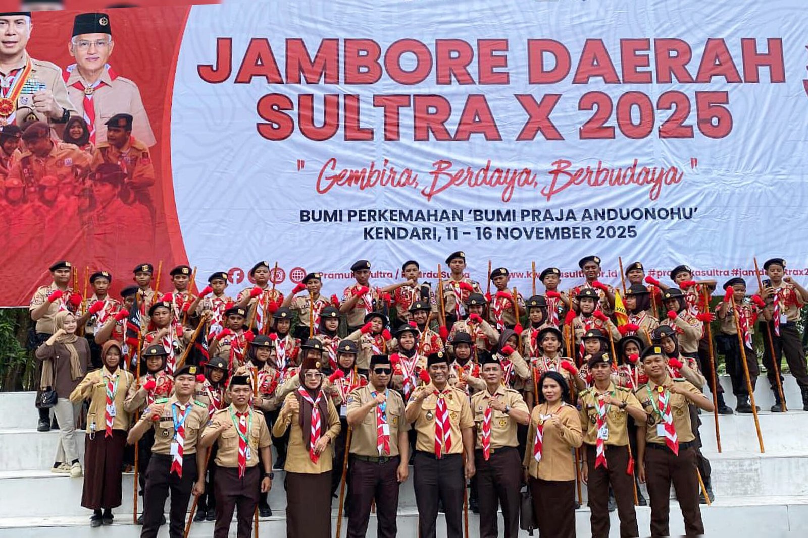 Ketua Kwarcab Ramli Madjid: Jamda Jadi Wadah Pembentukan Generasi Muda Koltim yang Tangguh dan Berjiwa Nasionalis