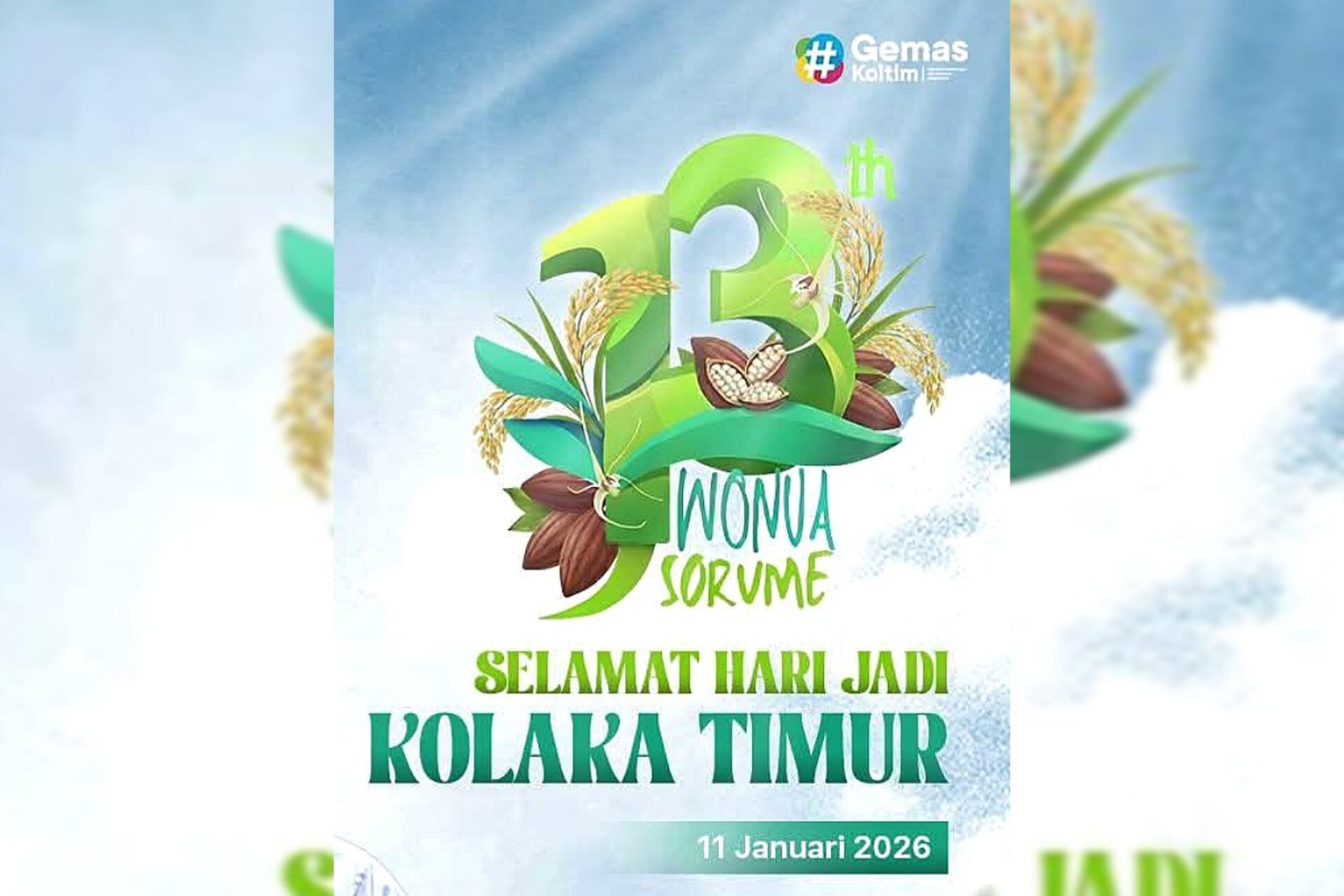 Ratusan Pelajar Kolaka Timur Tampil dalam Hiburan Musik Bambu di Hari Jadi Kabupaten